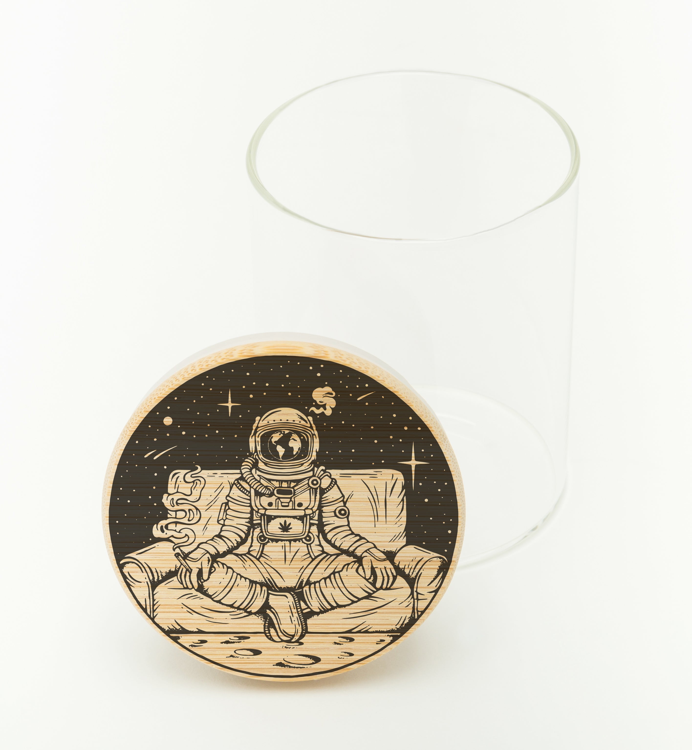 Astronaut in Space Design Stash Jar