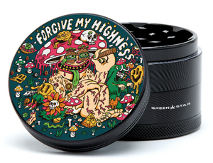 Open image in slideshow, Forgive My Highness - 2.5&quot; 4-piece Grinder
