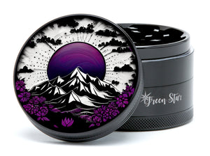 Open image in slideshow, Purple Mountain Mandala - 2.5&quot; 4-piece Grinder
