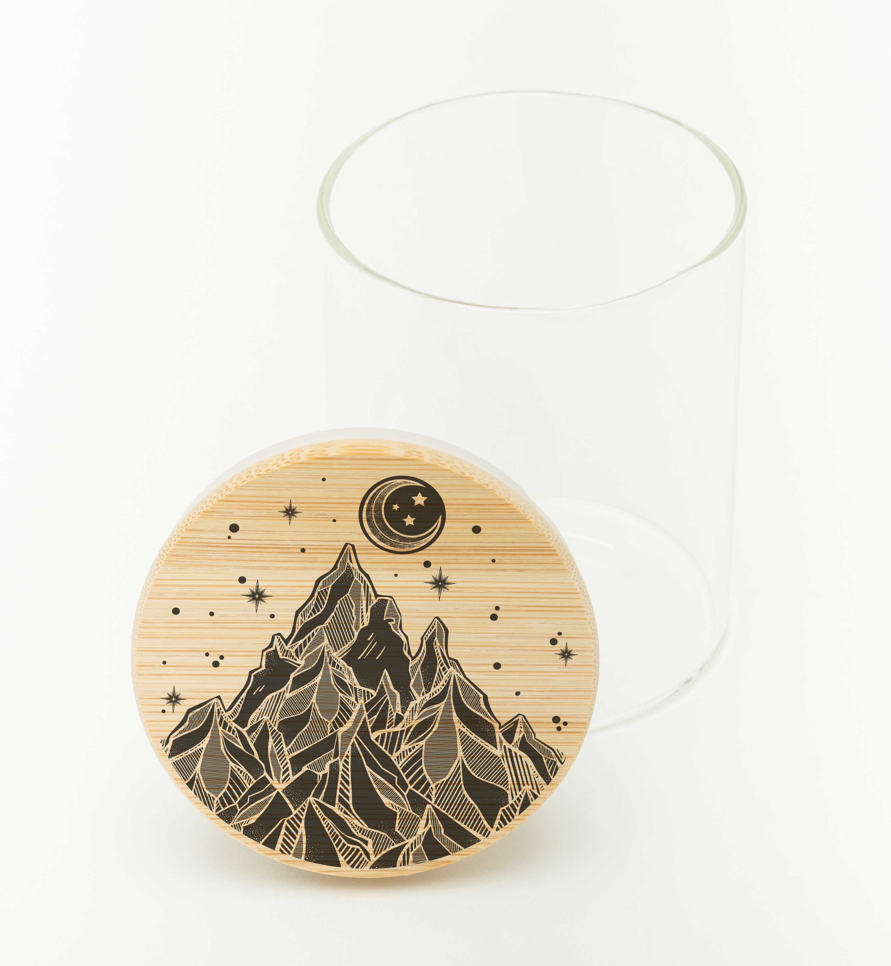 Starry Night Mountain Stash Jar