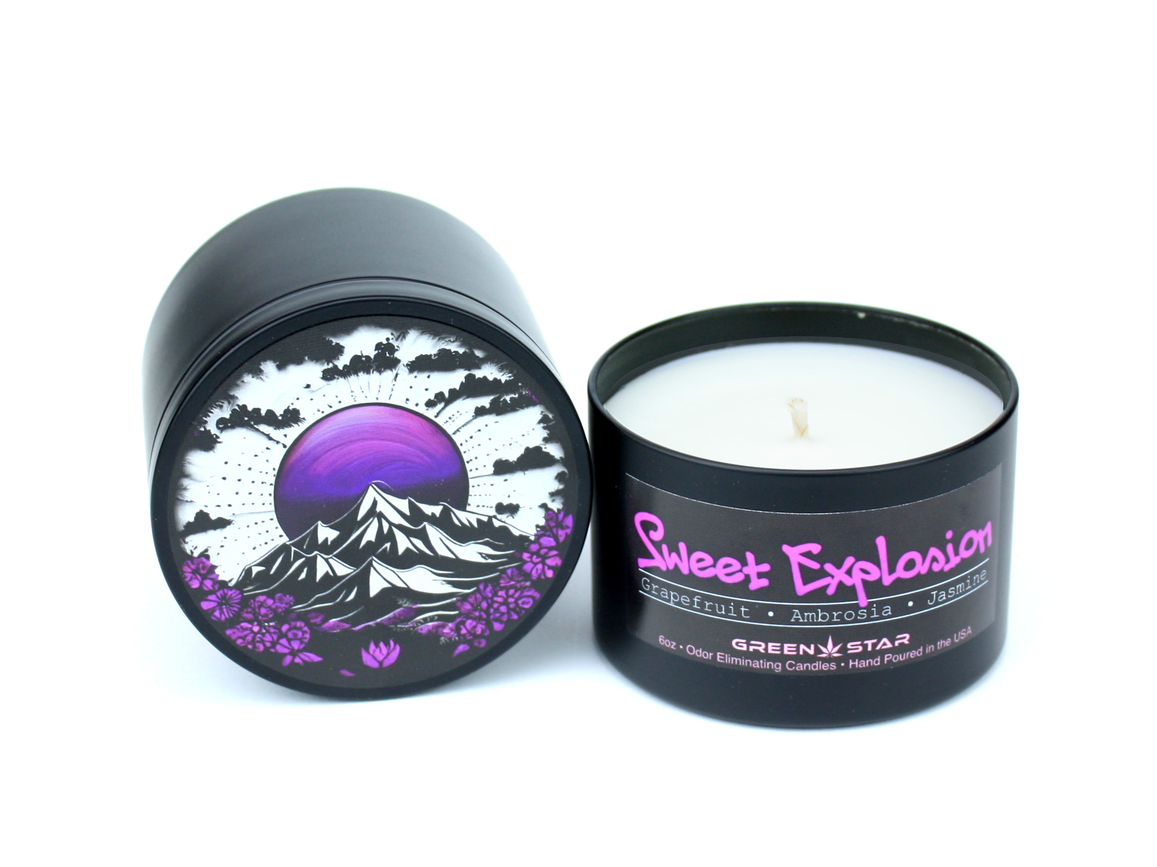Sweet Explosion - 6oz Odor Eliminating Soy Candle - Made in the USA