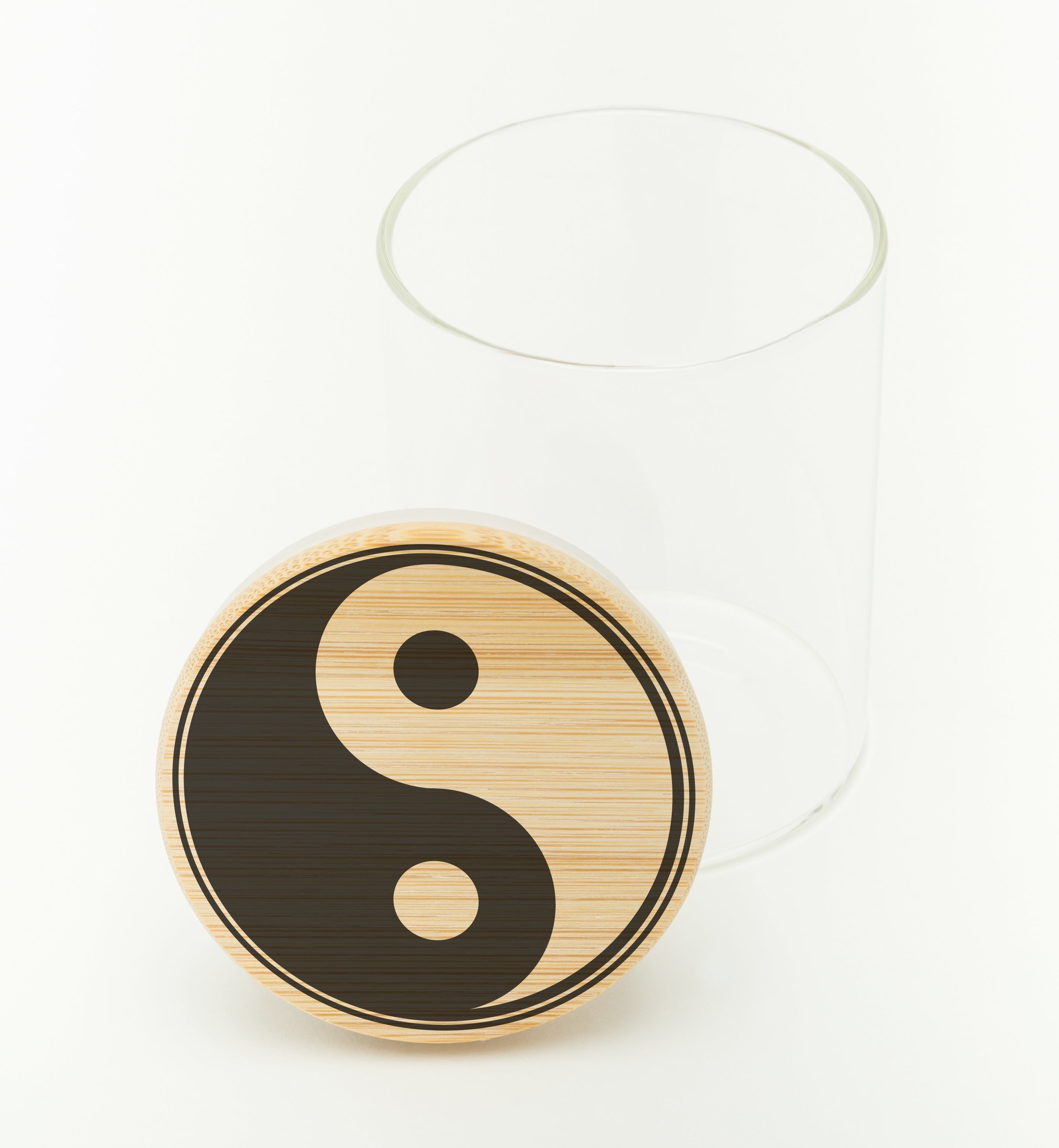 Yin Yang Design Stash Jar