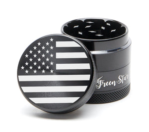 Open image in slideshow, 1.5&quot; (40mm) 4-Piece Grinder with American Flag Design
