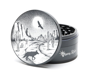 Open image in slideshow, Desert Moon Design on 4&quot; (100mm) JUMBO Grinder
