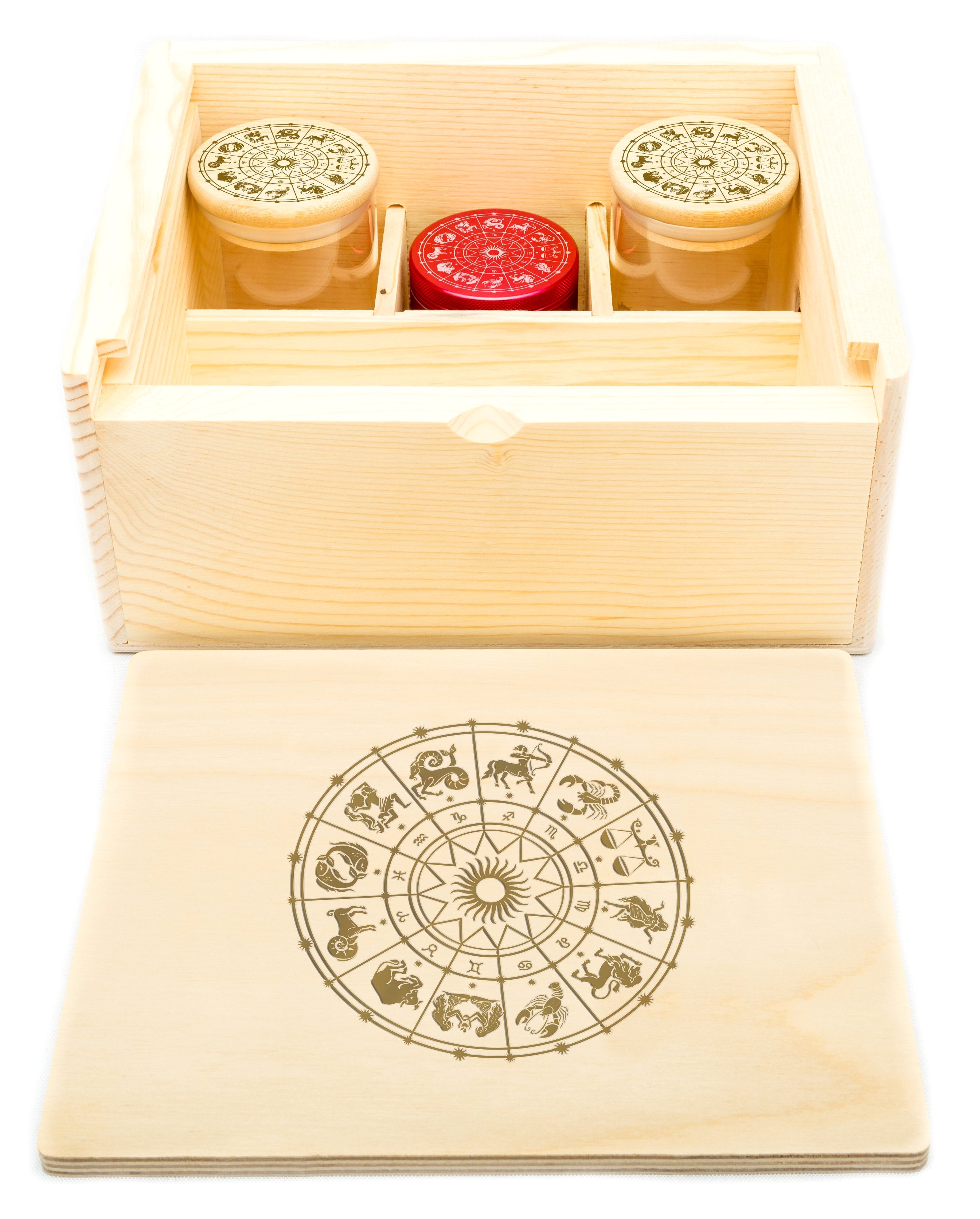 Stash Box Set with Horoscope Zodiac Design