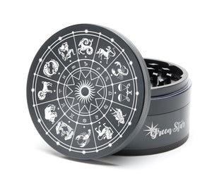 Open image in slideshow, Horoscope Zodiac Design on 4&quot; (100mm) JUMBO Grinder

