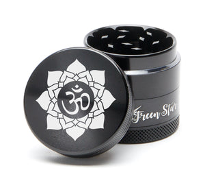 Open image in slideshow, 1.5&quot; (40mm) 4-Piece Grinder with Om Design
