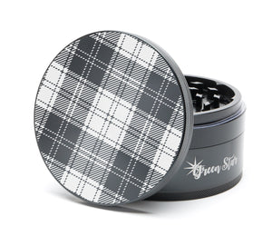 Open image in slideshow, Plaid Pattern Design on 4&quot; (100mm) JUMBO Grinder
