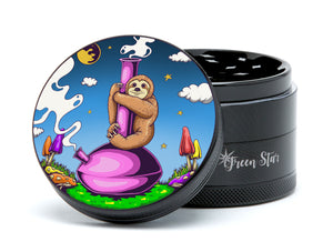 Open image in slideshow, Sloth on Bong 2.5&quot; 4-Piece Herb Grinder
