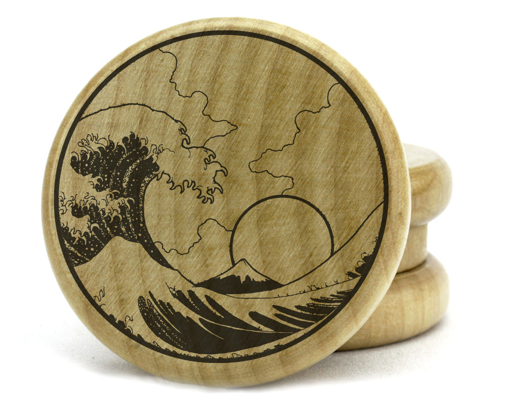 Tsunami Wave Wooden Grinder