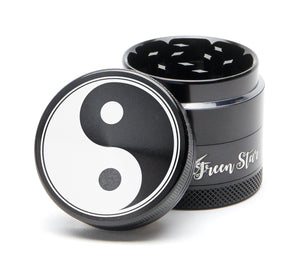 Open image in slideshow, 1.5&quot; (40mm) 4-Piece Grinder with Yin Yang Design
