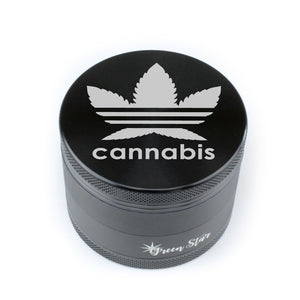 Open image in slideshow, Cannabis Design on 2.5&quot; 4-Piece Herb Grinder
