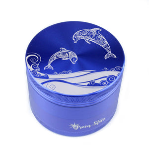 Open image in slideshow, Dolphins Design on 2.5&quot; 4-Piece Herb Grinder
