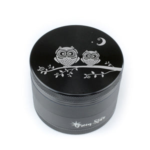 Open image in slideshow, Owl (double) on 2.5&quot; 4-Piece Herb Grinder
