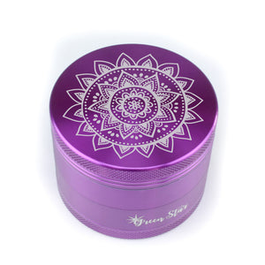 Open image in slideshow, Hand Drawn Mandala Design on 2.5&quot; 4-Piece Herb Grinder
