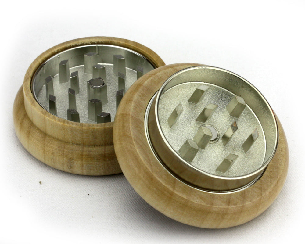 Cannabis Design Wooden Grinder